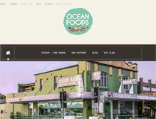 Tablet Screenshot of oceanfoods.com.au